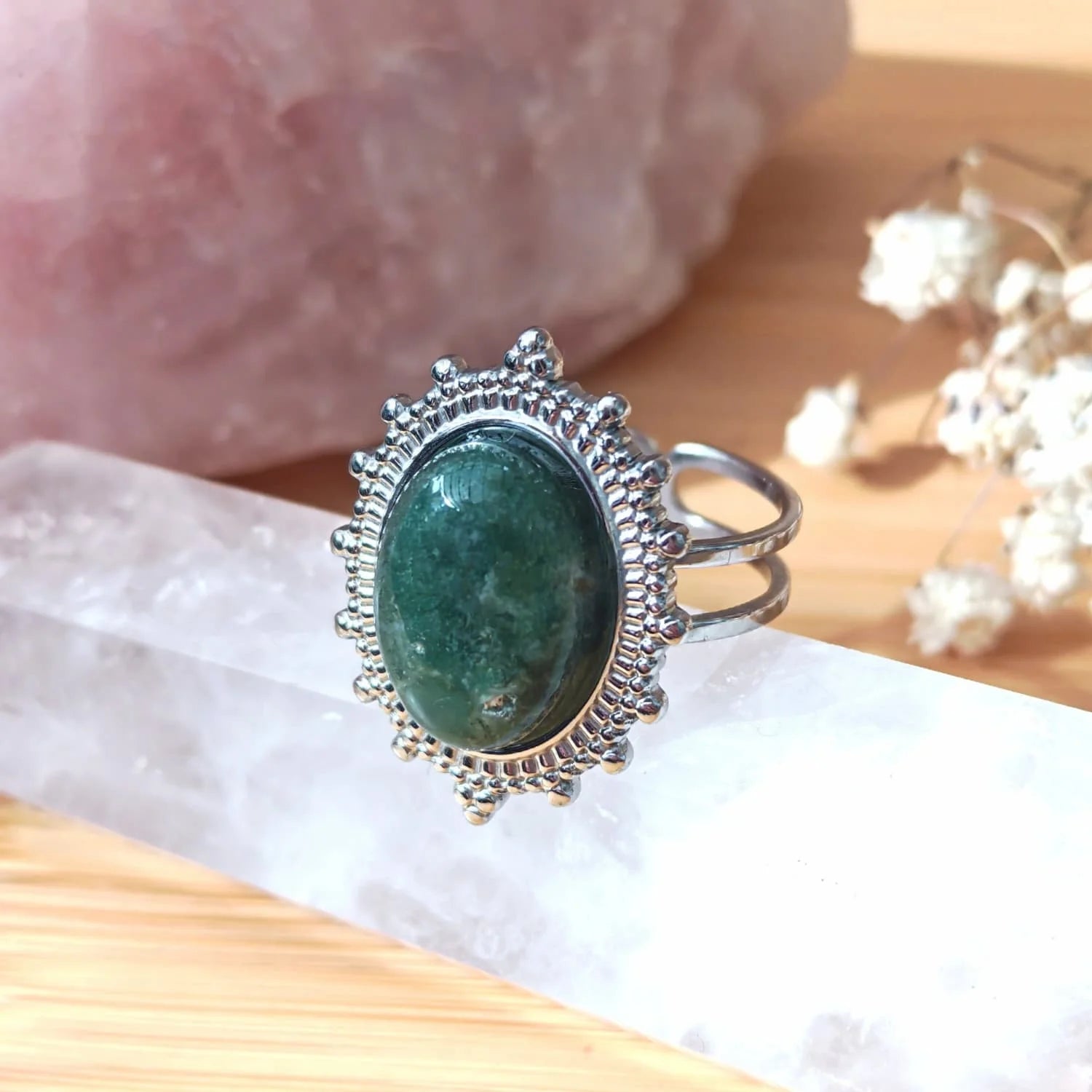 Anillo Agata Musgo