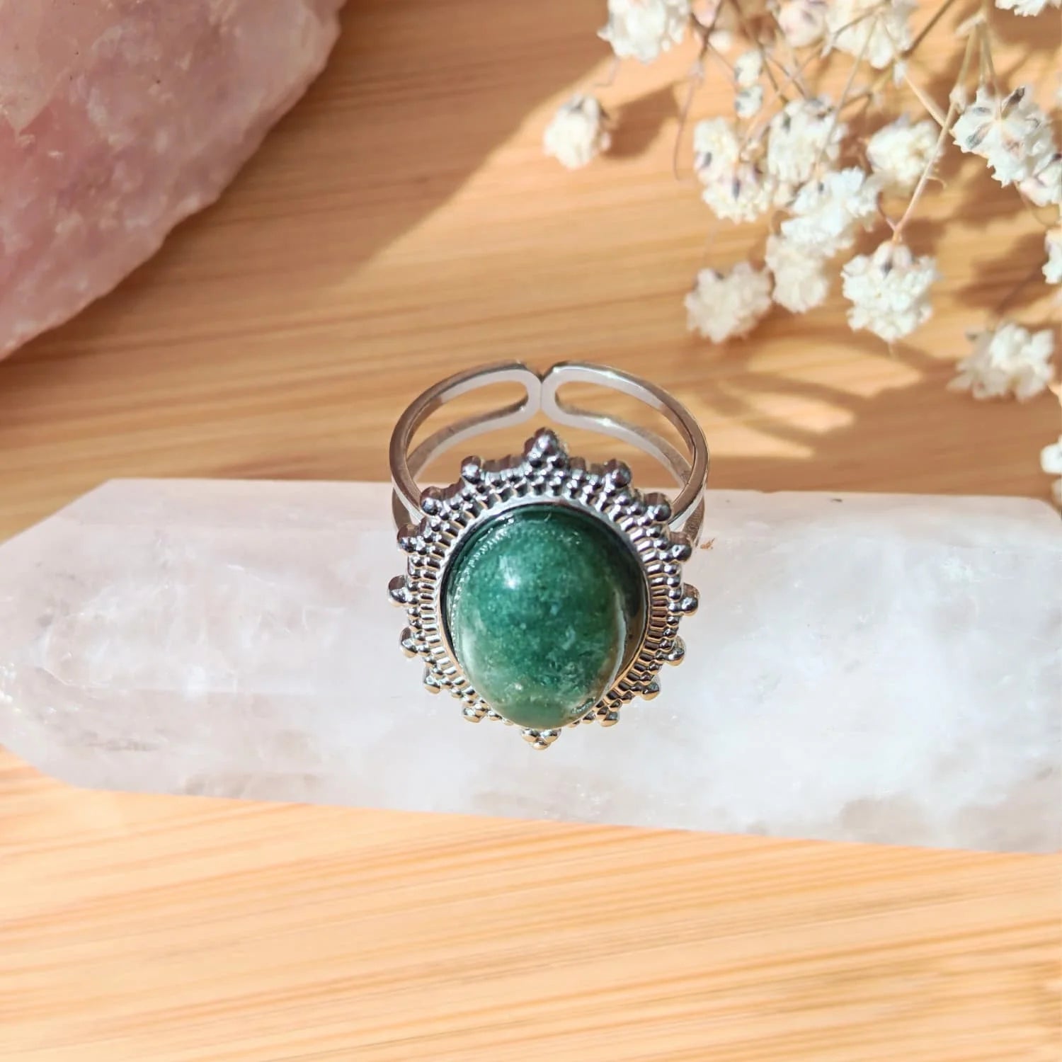 Anillo Agata Musgo