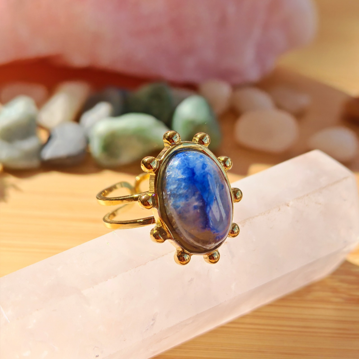 Anillo sodalita - Claridad y Sabiduría
