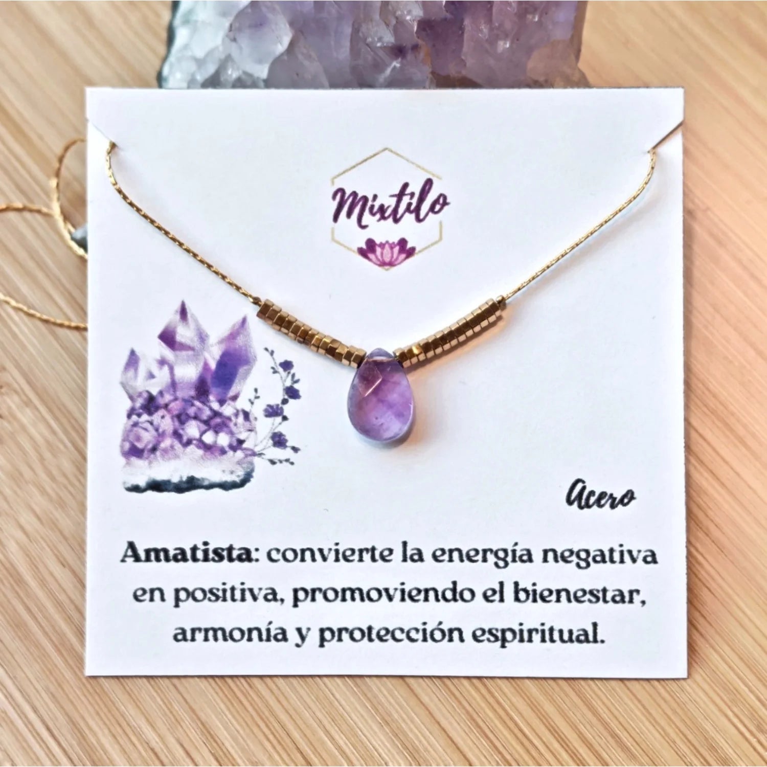 Collar Amatista – Bienestar y equilibrio