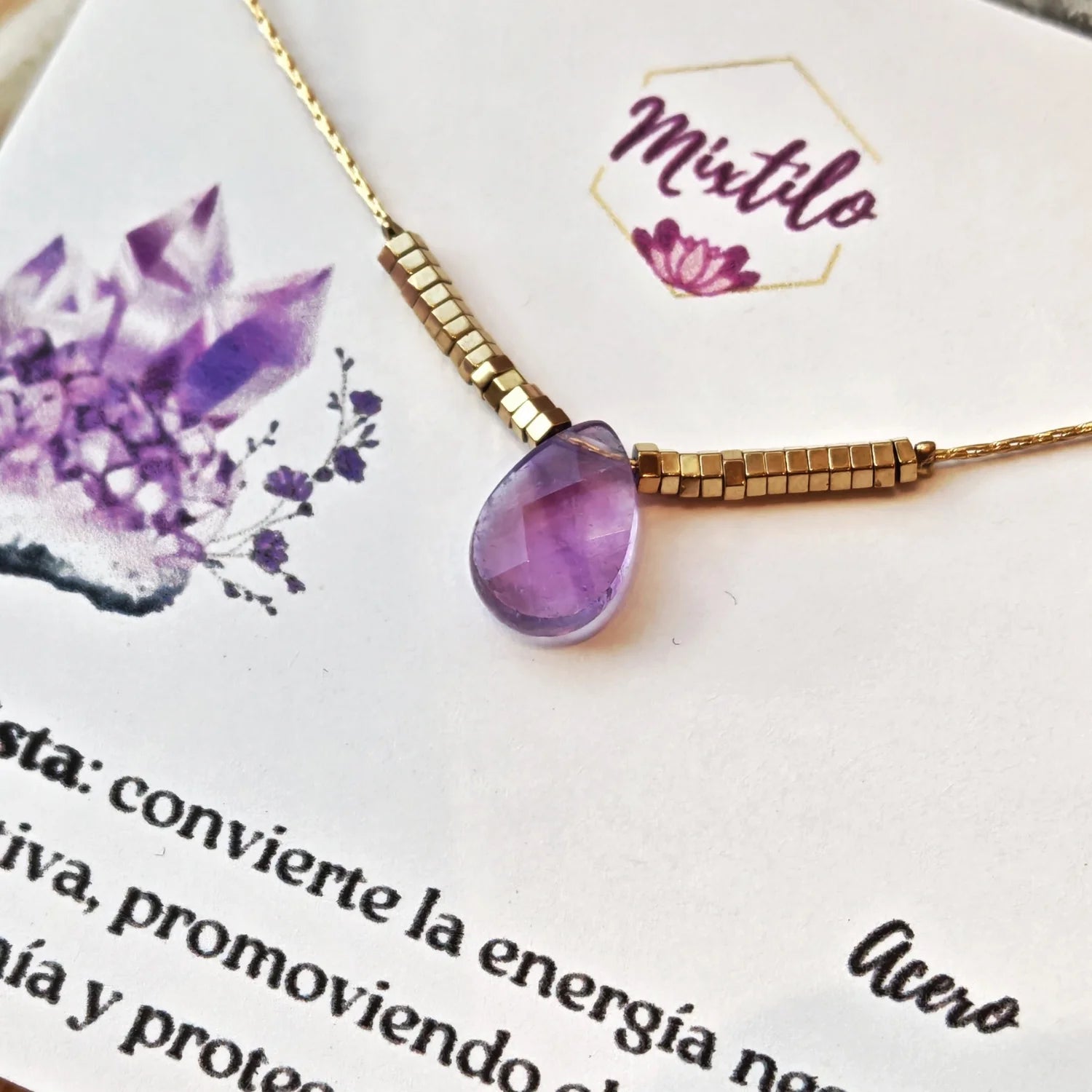 Collar Amatista – Bienestar y equilibrio