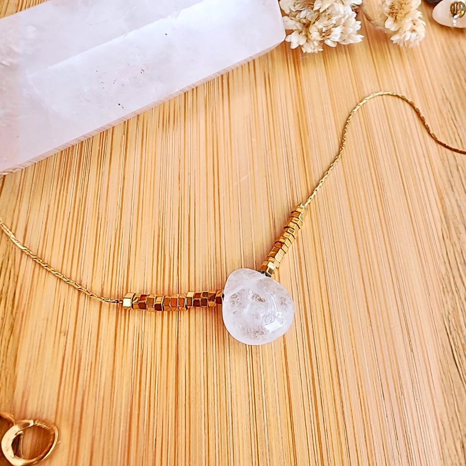 Collar Cuarzo Blanco – Protección energética