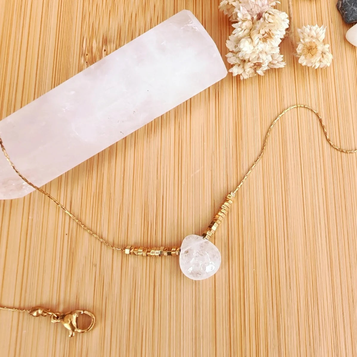 Collar Cuarzo Blanco – Protección energética
