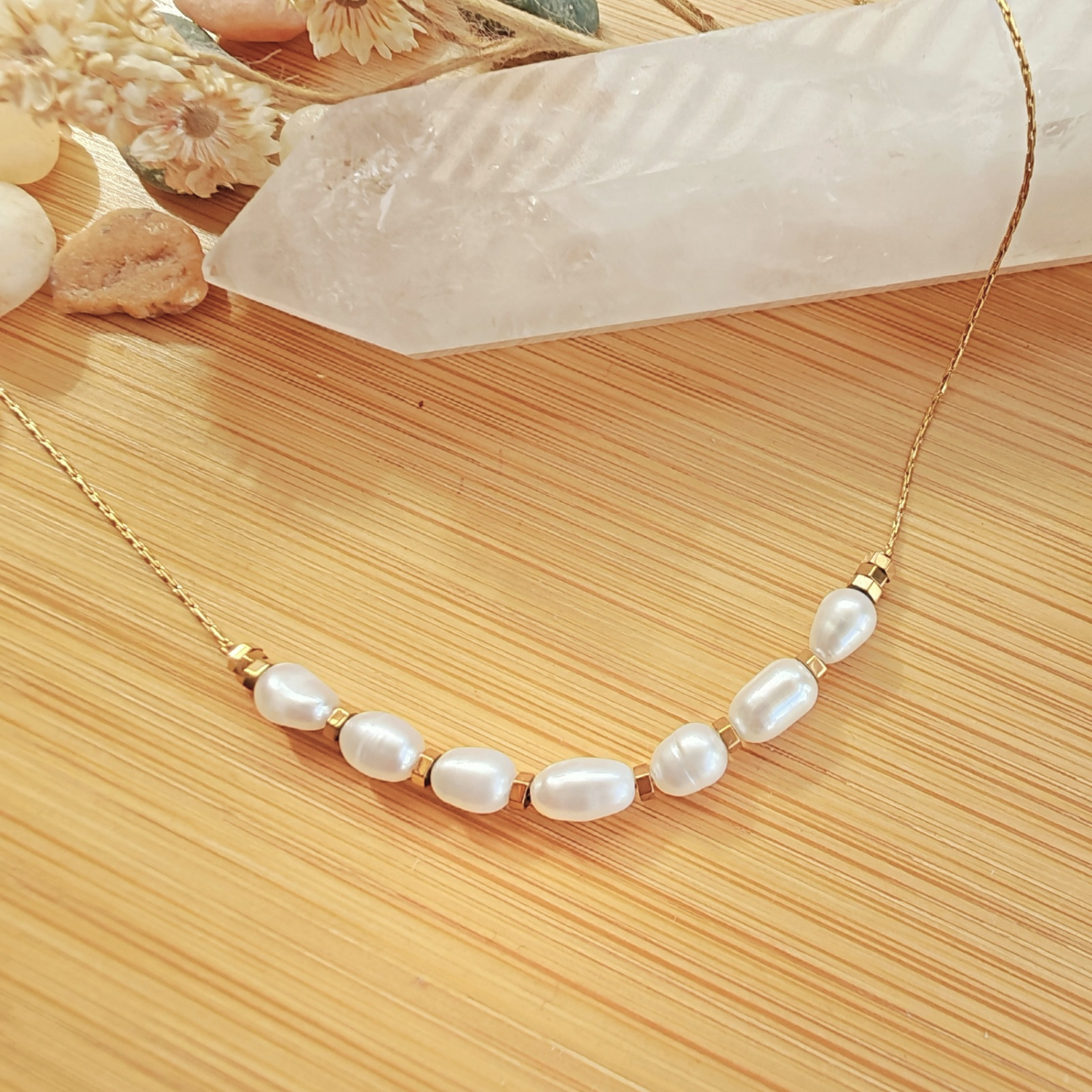 Collar de perlas - Energía positiva