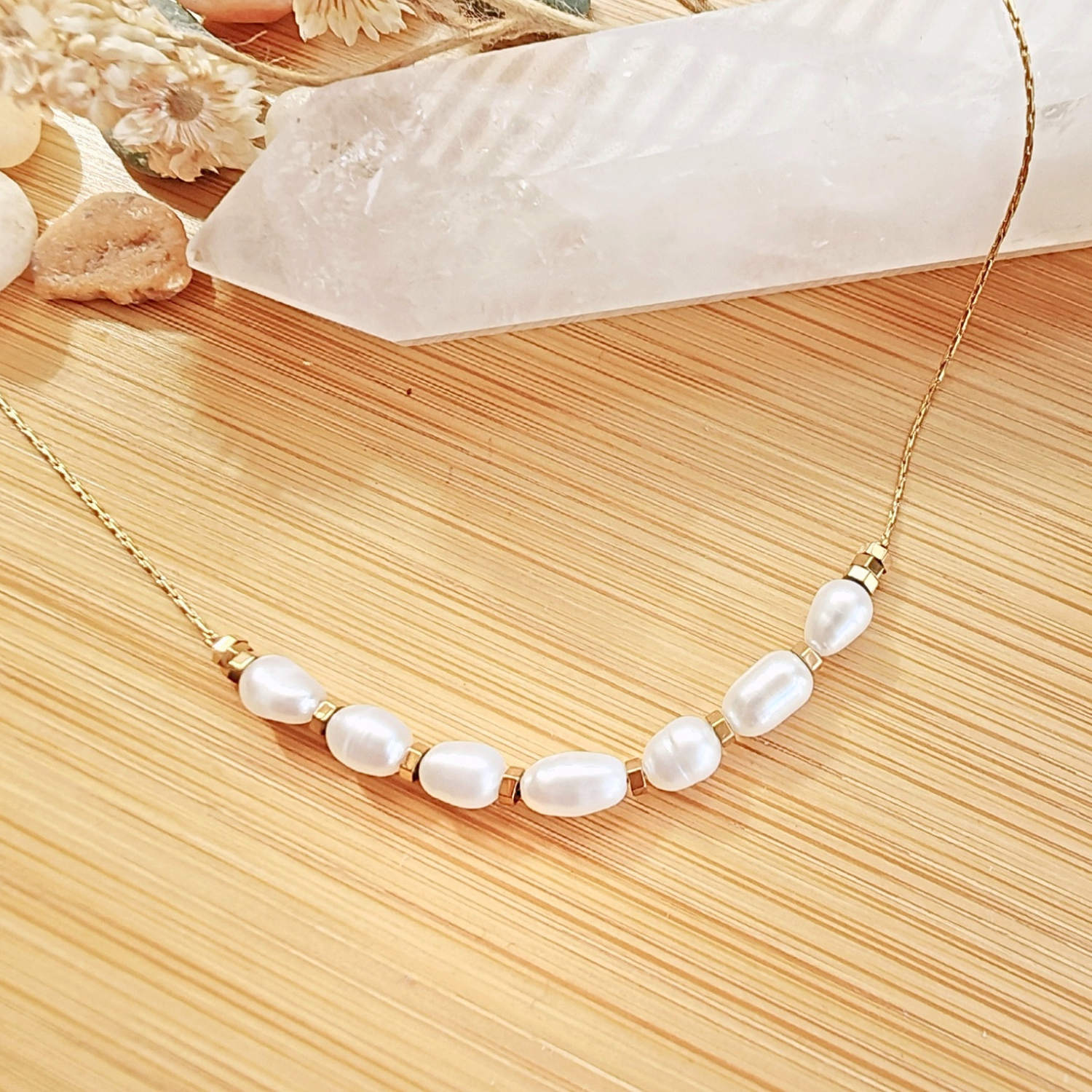 Collar de perlas - Energía positiva