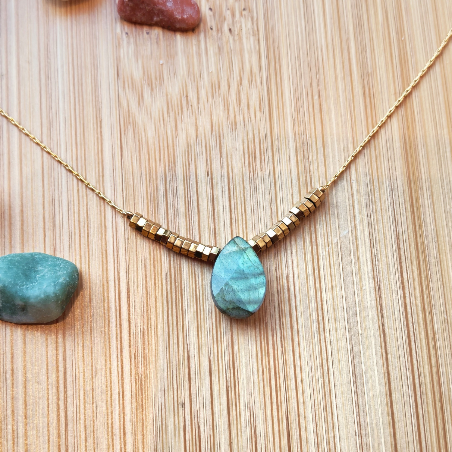 Collar Labradorita –  Perseverancia y fortaleza  | Mixtilo