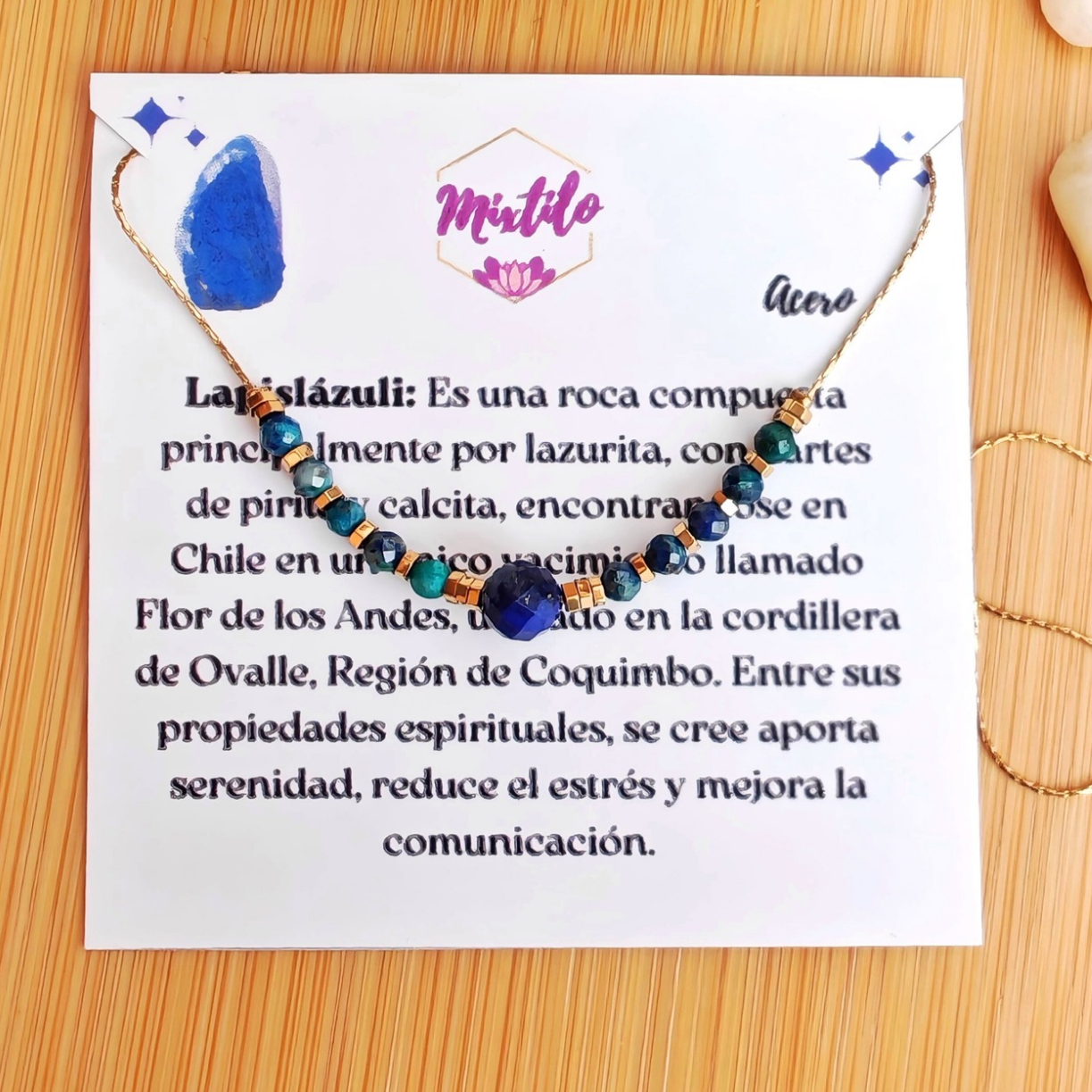 Collar lapislázuli – Sabiduría y Comunicación