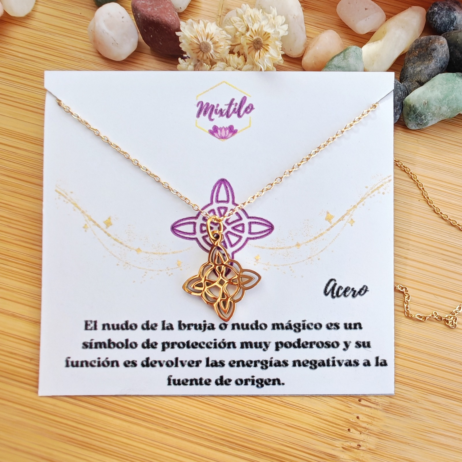 Collar Nudo de Brujas – Protección y Poder Personal