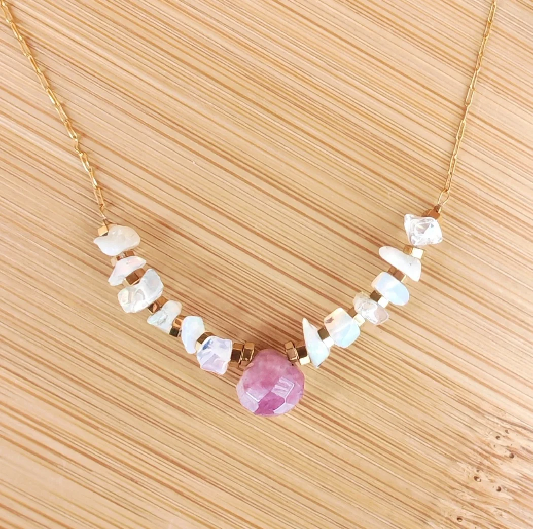 Collar Ópalo de Fuego – Motivación y Prosperidad