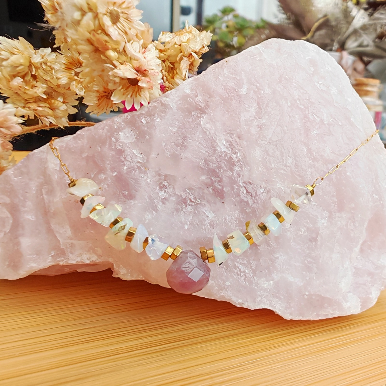 Collar Ópalo de Fuego – Energía, Motivación y Prosperidad | Mixtilo