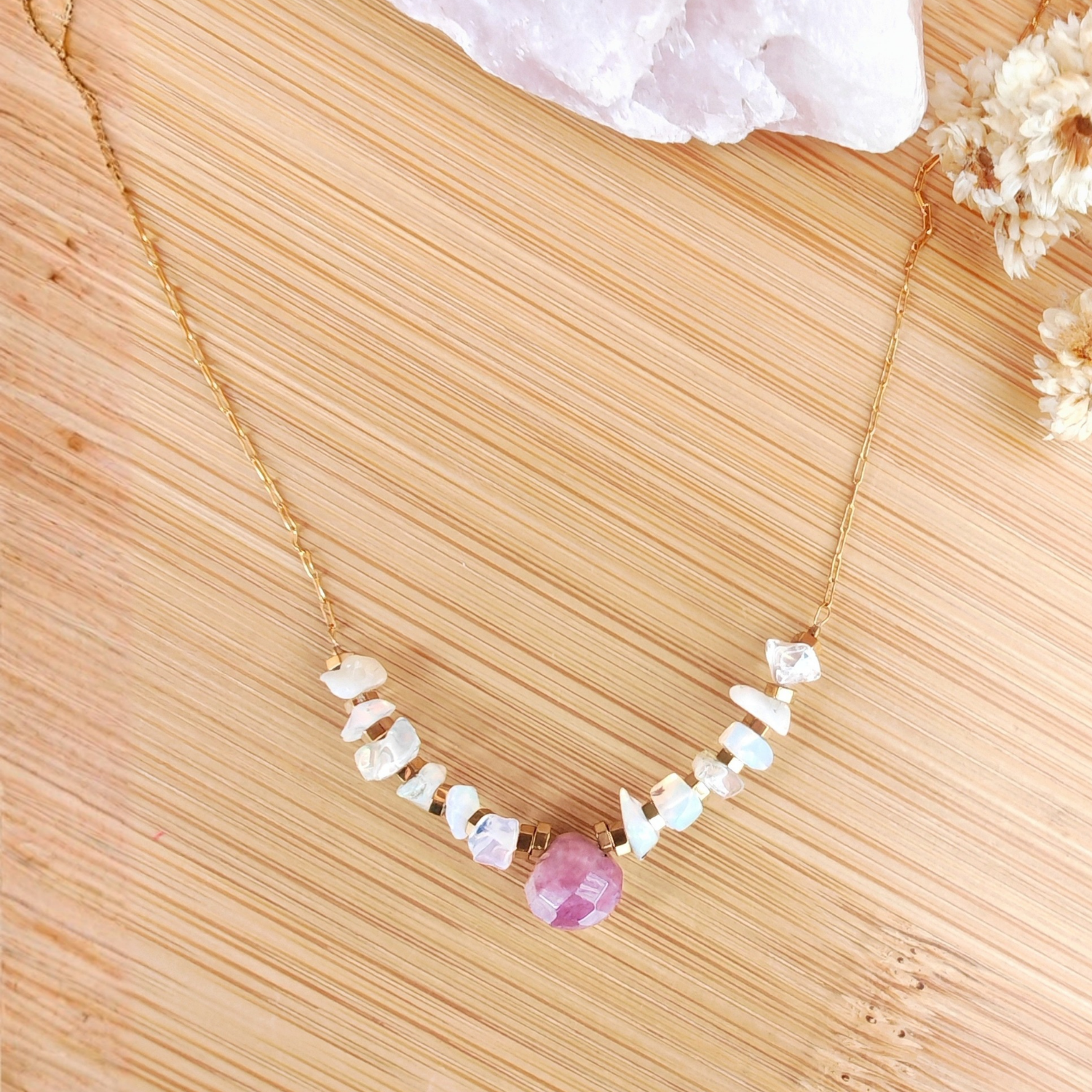 Collar Ópalo de Fuego – Energía, Motivación y Prosperidad | Mixtilo