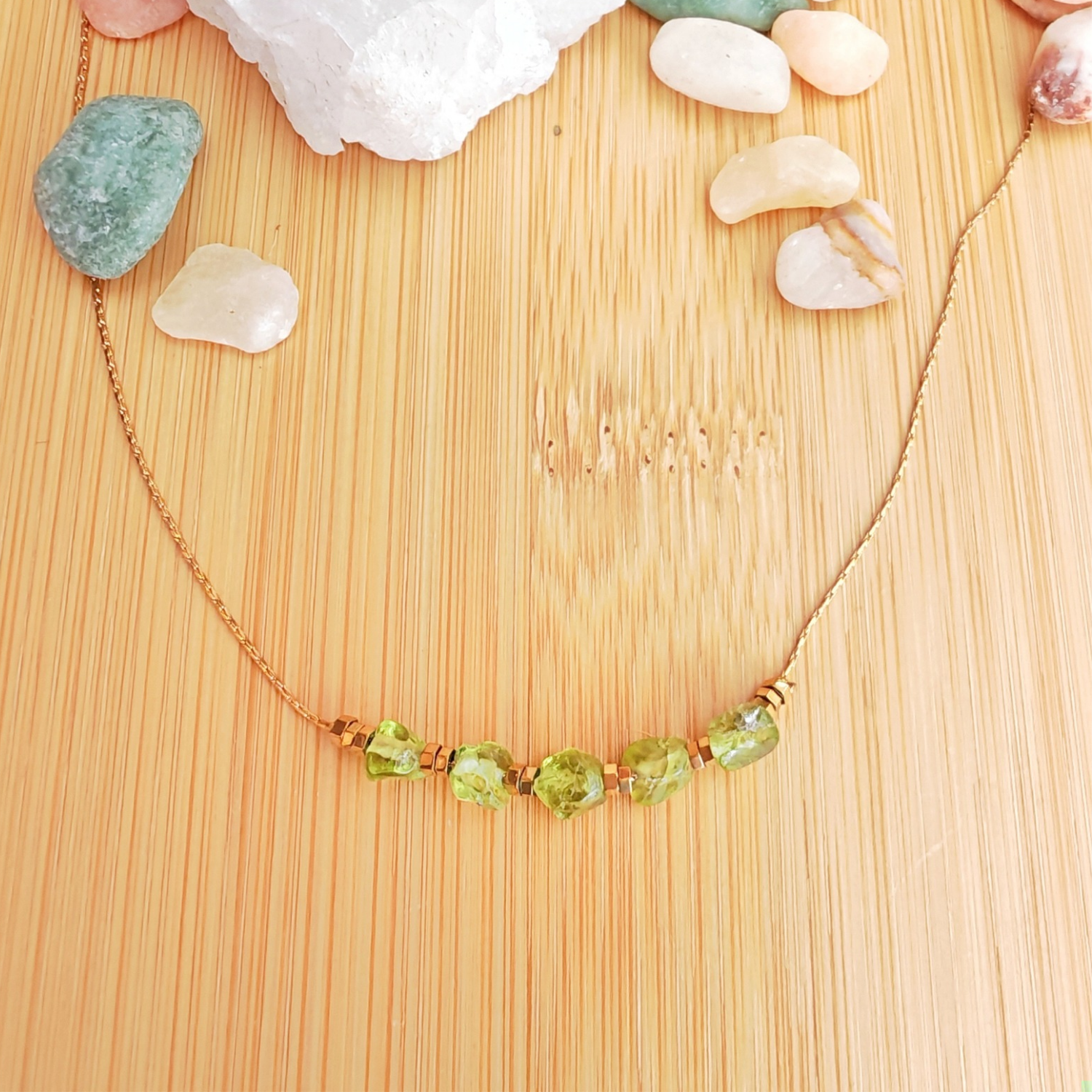 Collar Peridoto – Felicidad, Energía Solar y Buen Ánimo | Mixtilo