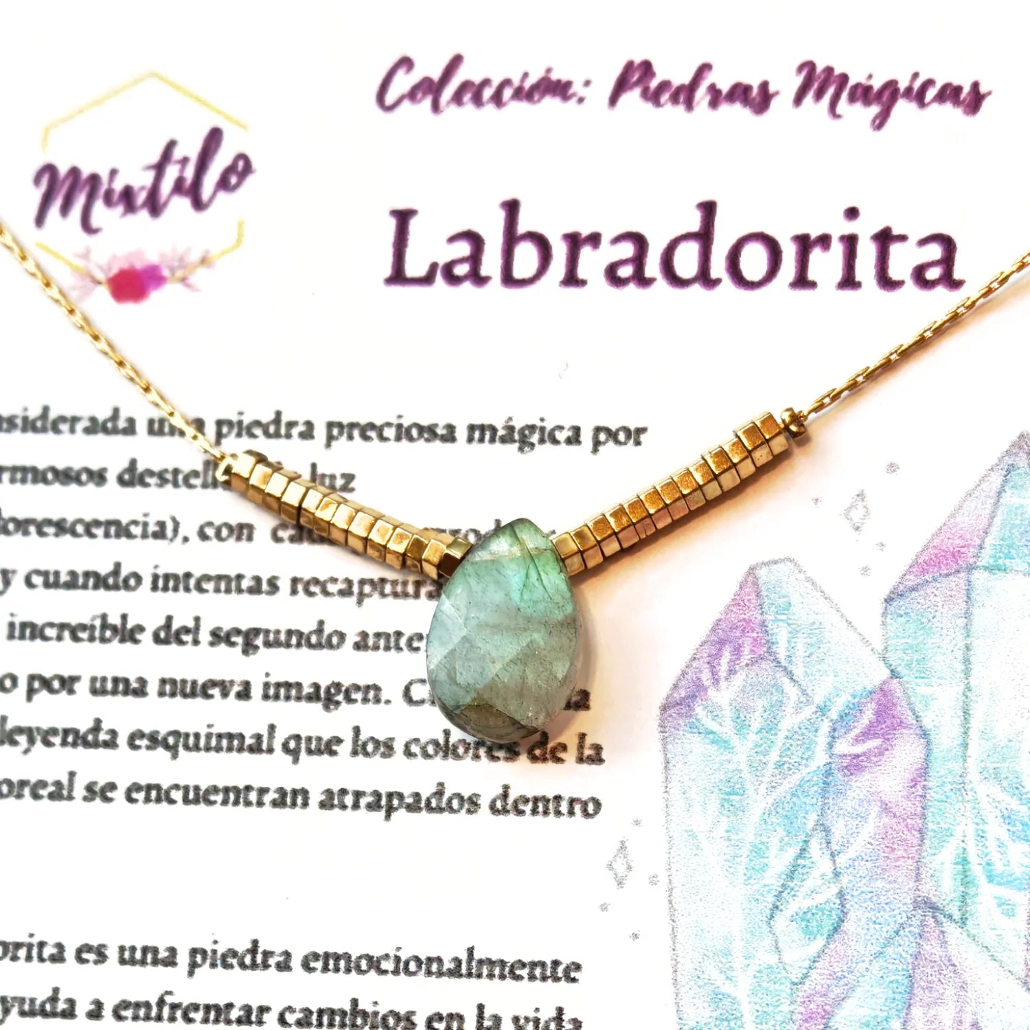 Collar Labradorita – Fortaleza y Perseverancia