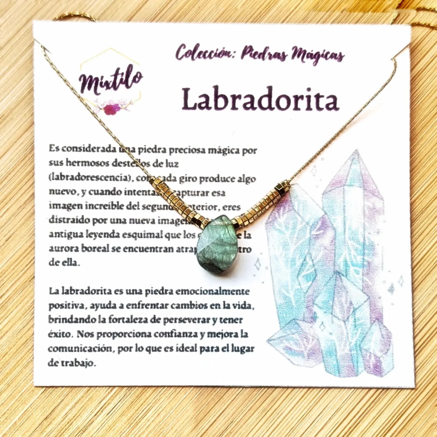 Collar Labradorita – Fortaleza y Perseverancia