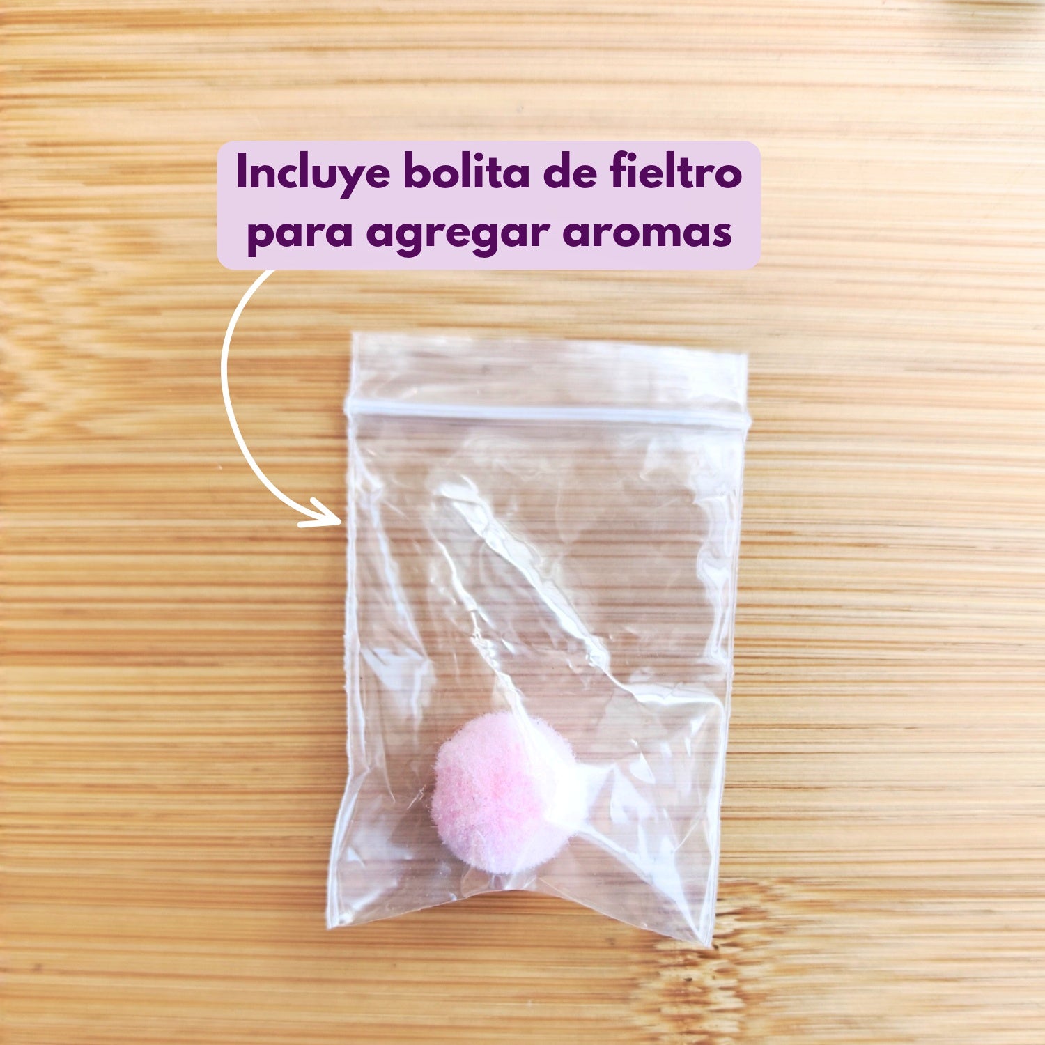 Bolita de fieltro para aromas
