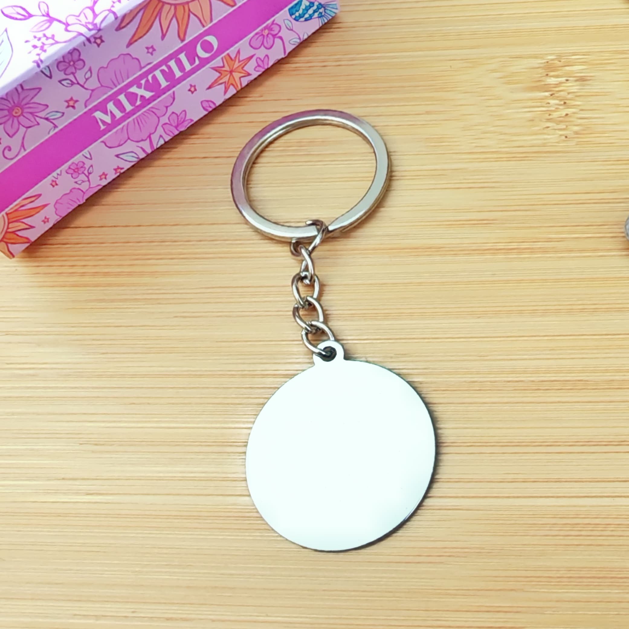 Llavero Personalizado Redondo – Grabado Especial