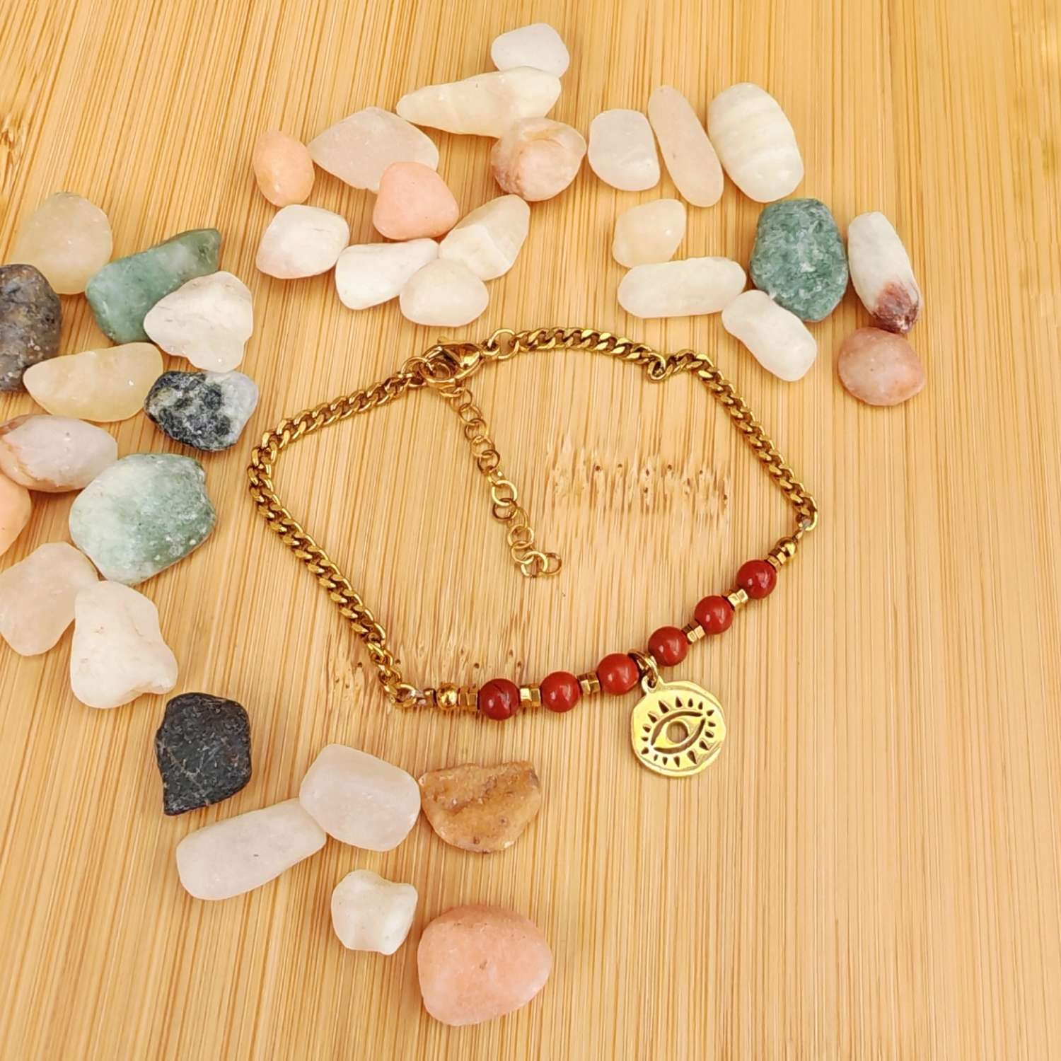 Pulsera de protección Jaspe Rojo | Mixtilo