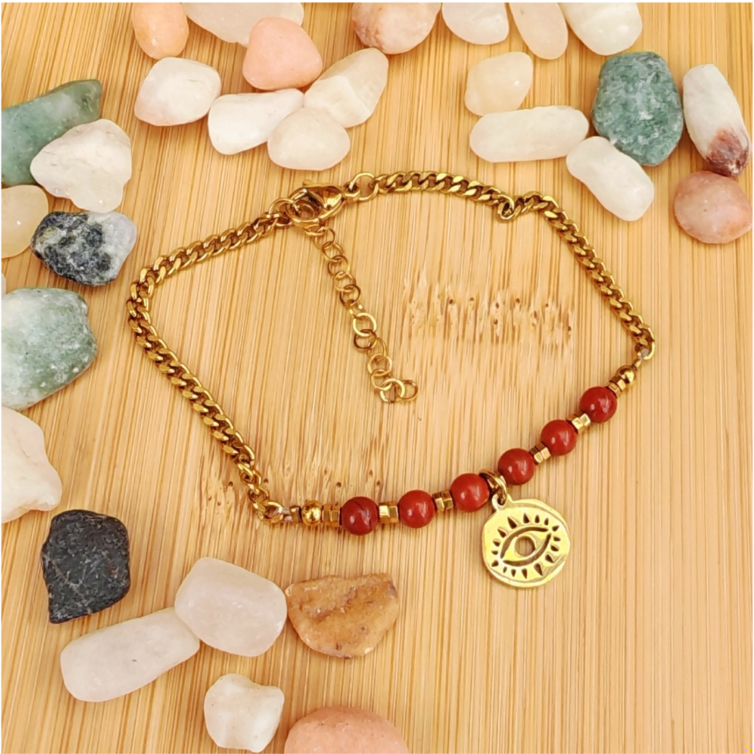 Pulsera de protección Jaspe Rojo | Mixtilo