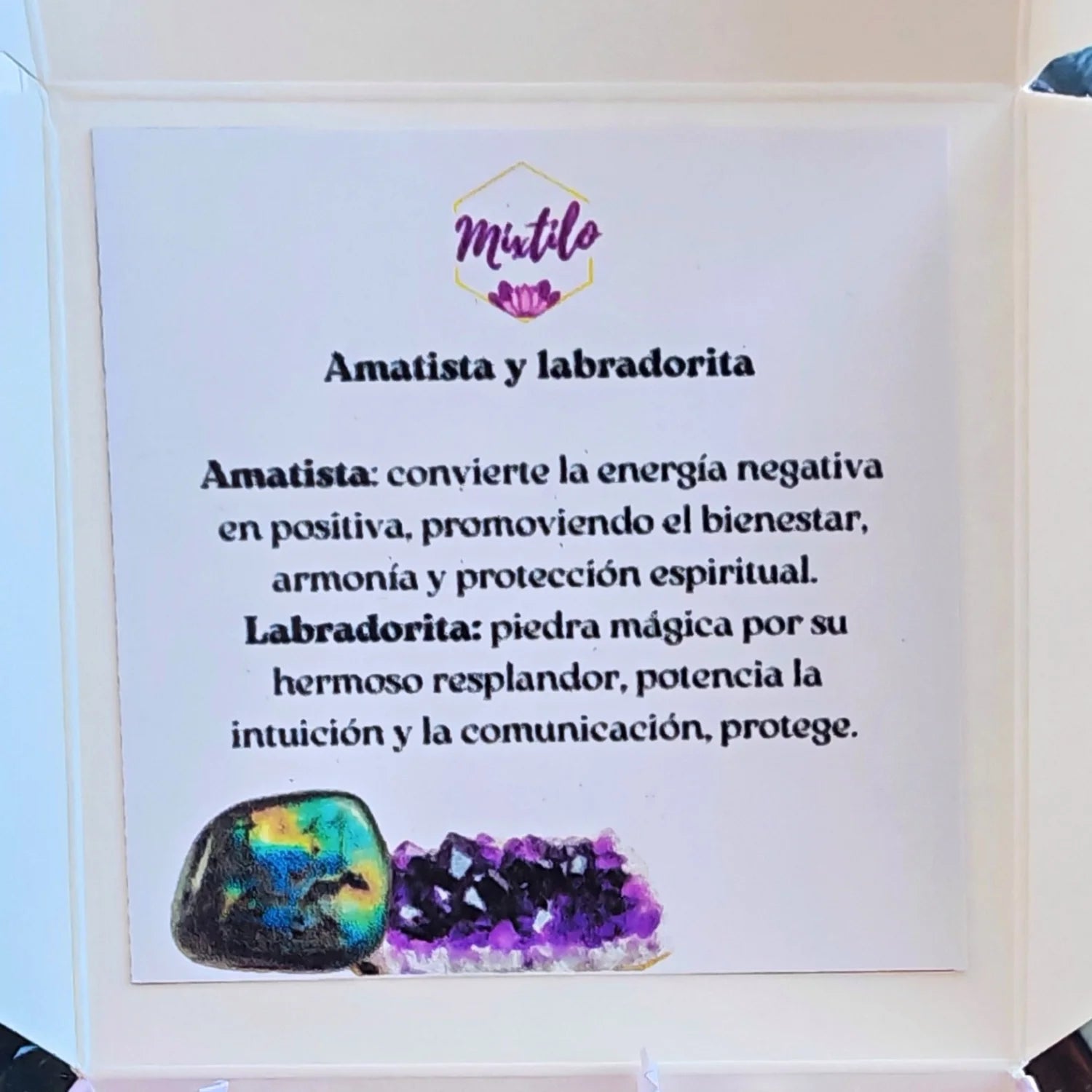 Pulsera intuición y protección - Amatista & Labradorita