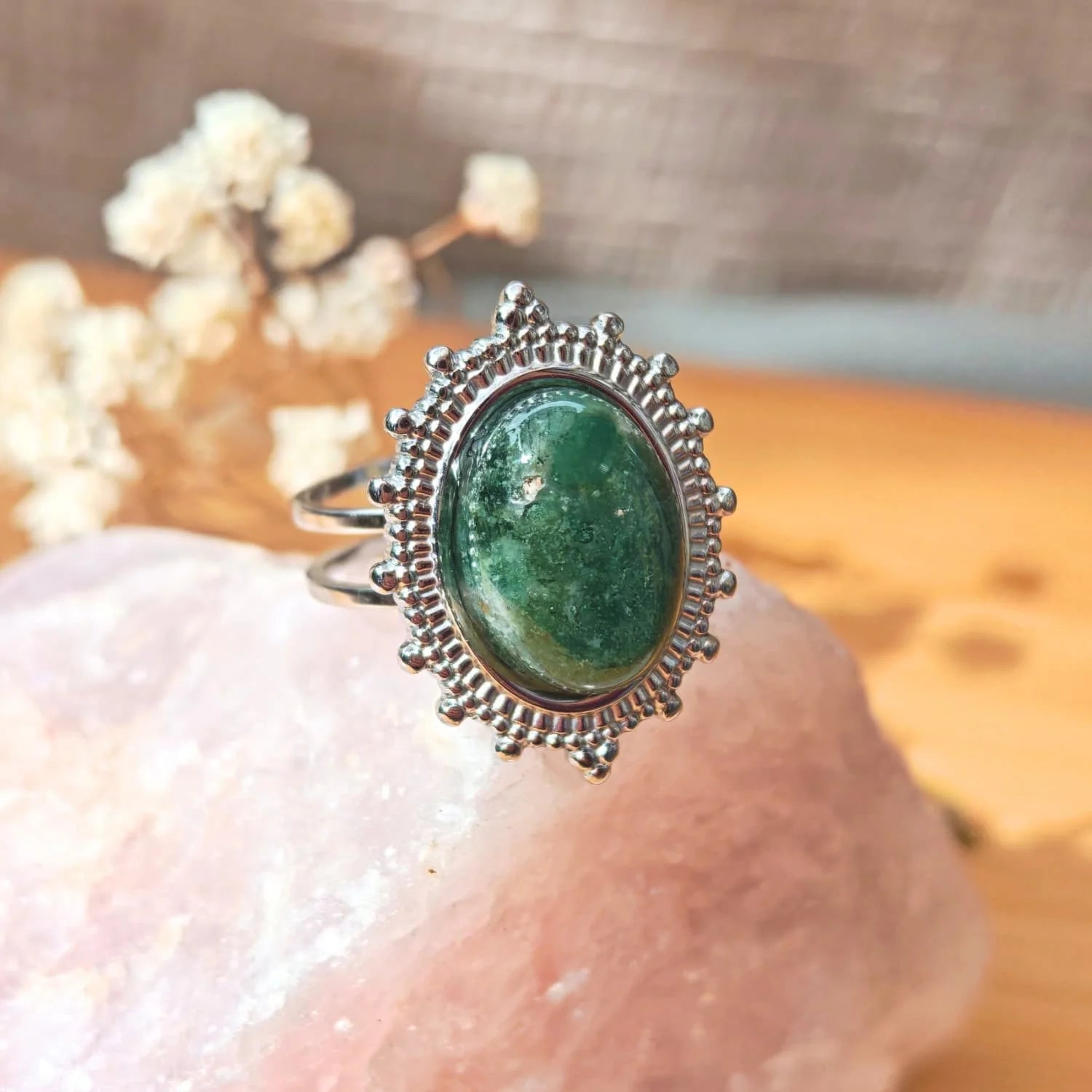 Anillo Agata Musgo