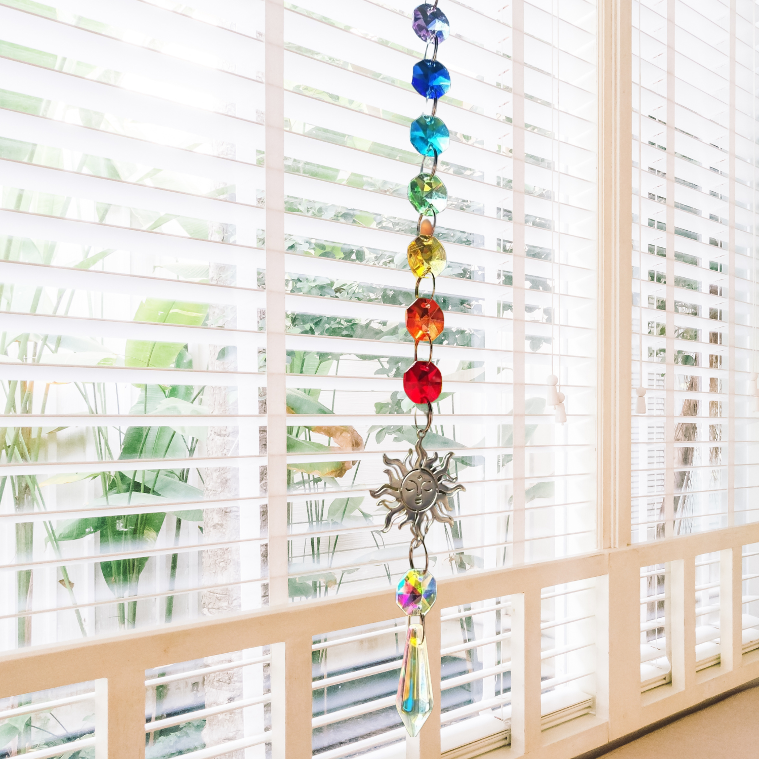 Atrapasol Sol 7 Chakras – Luz, Energía y Armonía para tu Hogar | Mixtilo