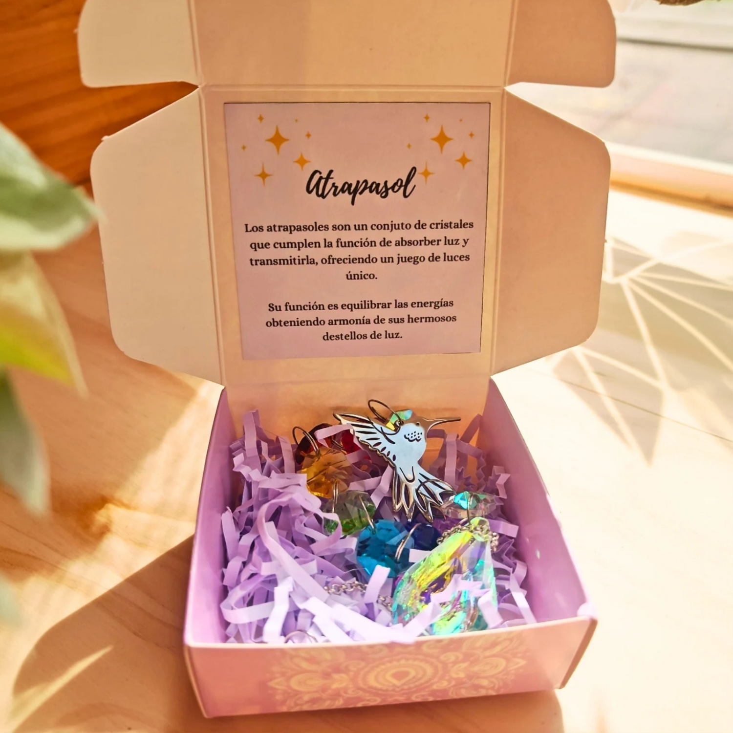Atrapasol Colibrí 7 Chakras – Energía, Equilibrio y Buenas Vibras | Mixtilo