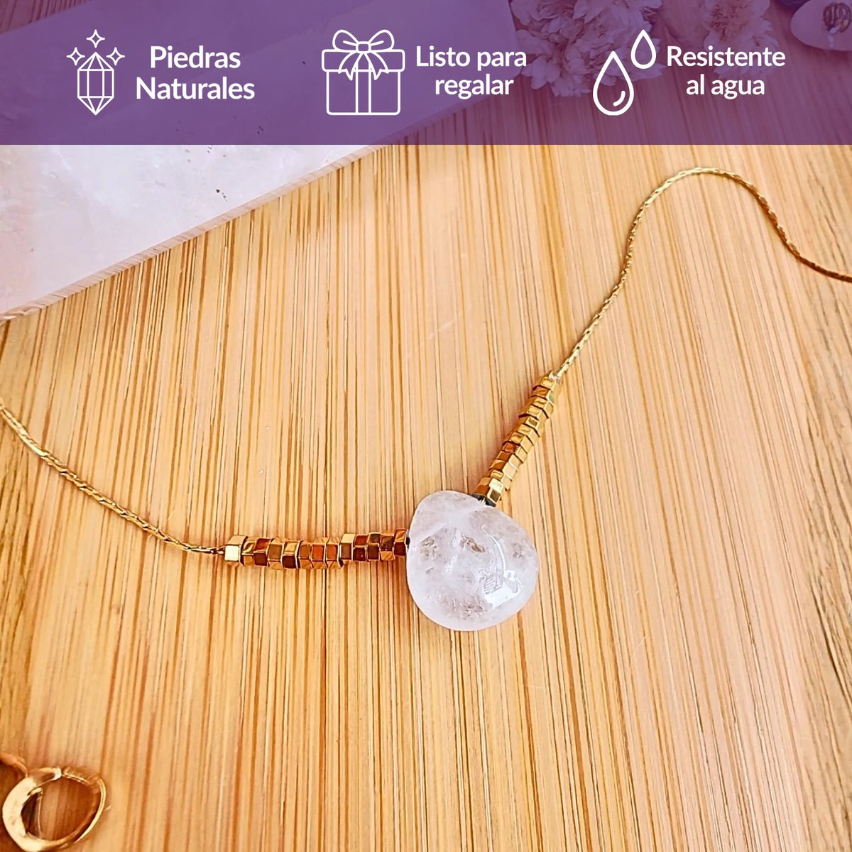 Collar Cuarzo Blanco – Protección energética