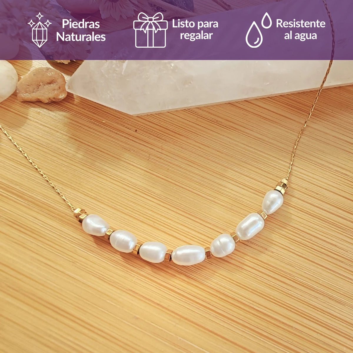 Collar de perlas - Energía positiva