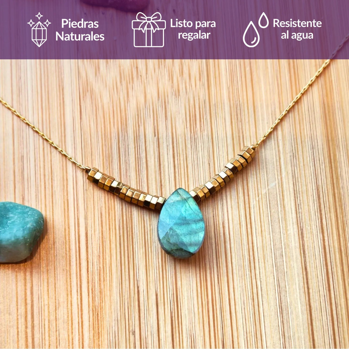 Collar Labradorita – Fortaleza y Perseverancia