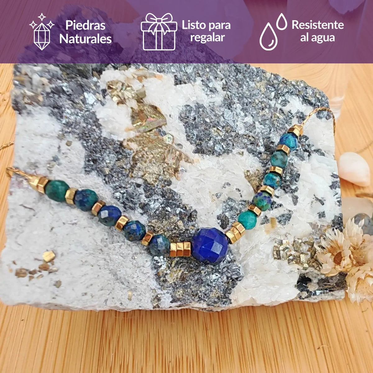Collar lapislázuli – Sabiduría y Comunicación