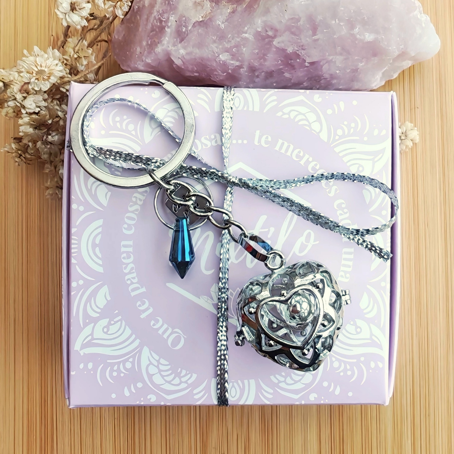 Llamador de Ángeles Corazón – Protección, Amor y Sonido  | Mixtilo