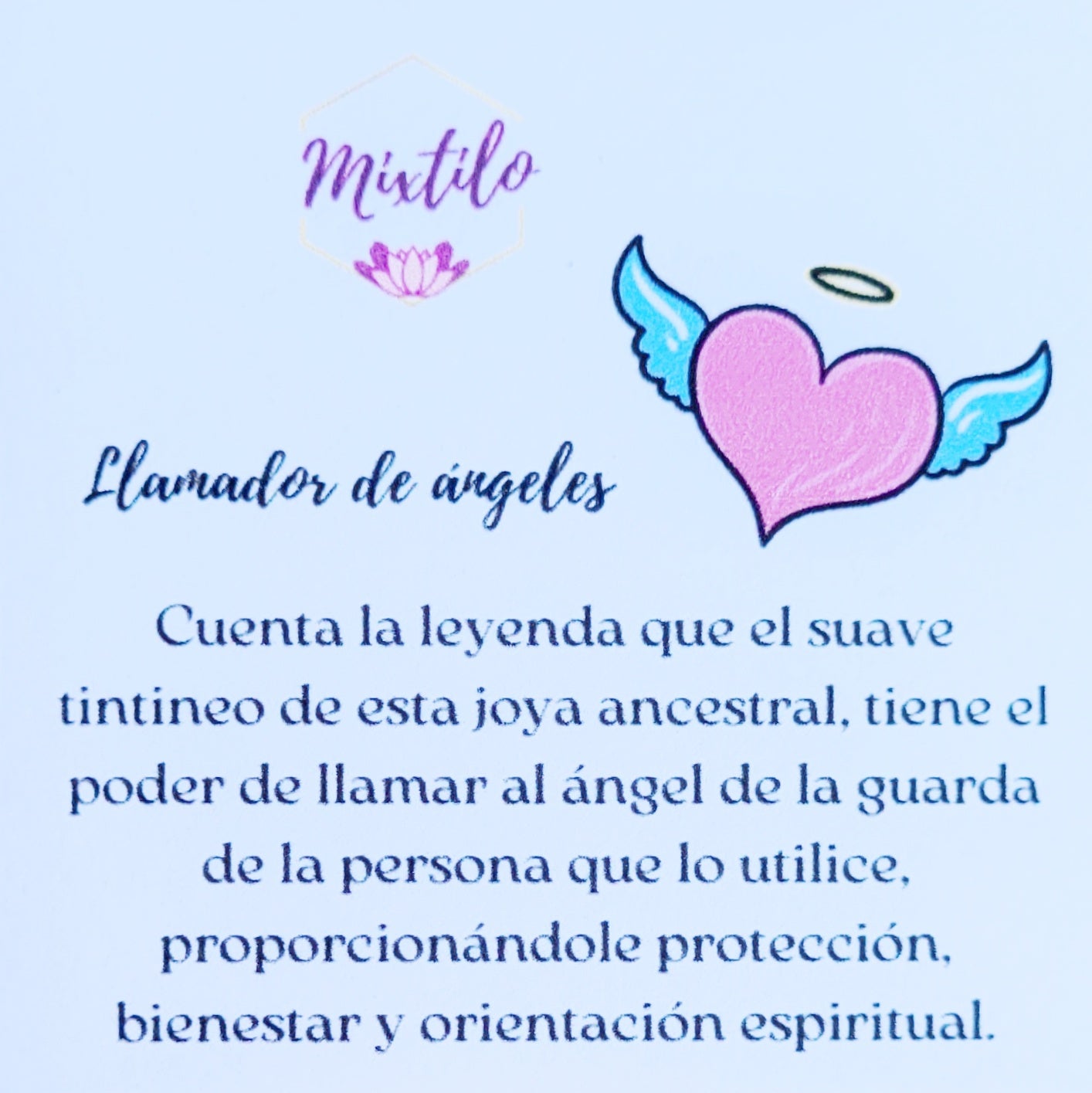 Llamador de Ángeles Alas Dorado – Paz, Guía y Energía Protectora | Mixtilo